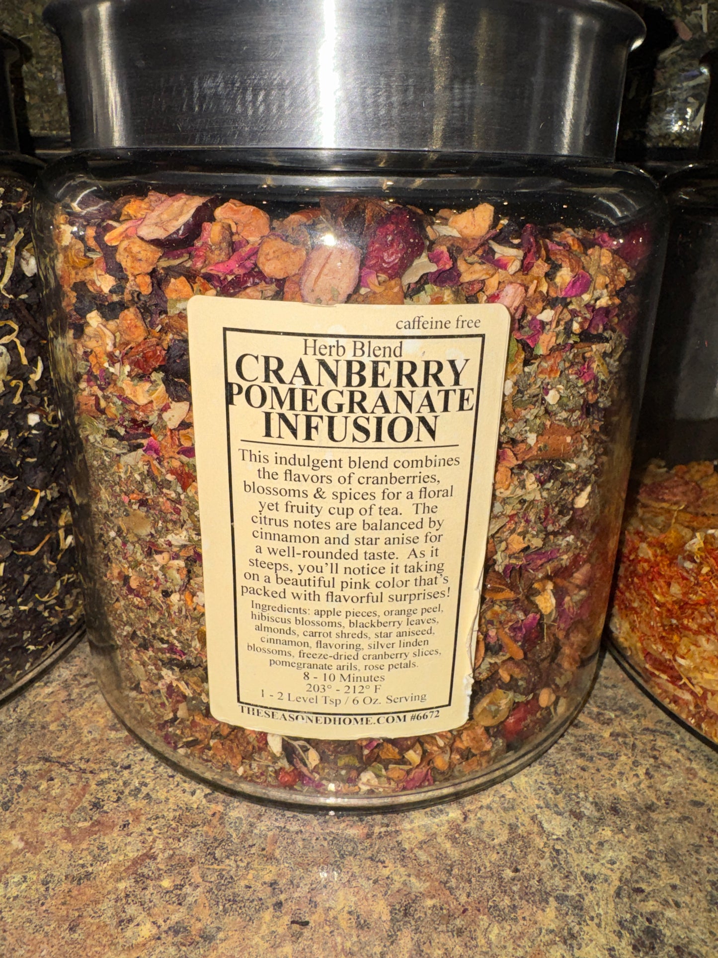Cranberry Pomegranate Infusion Tea