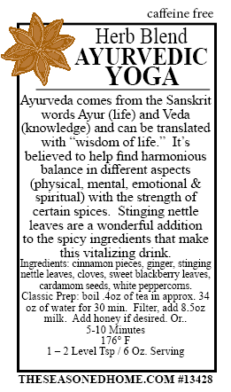 Ayurvedic Yoga Tea