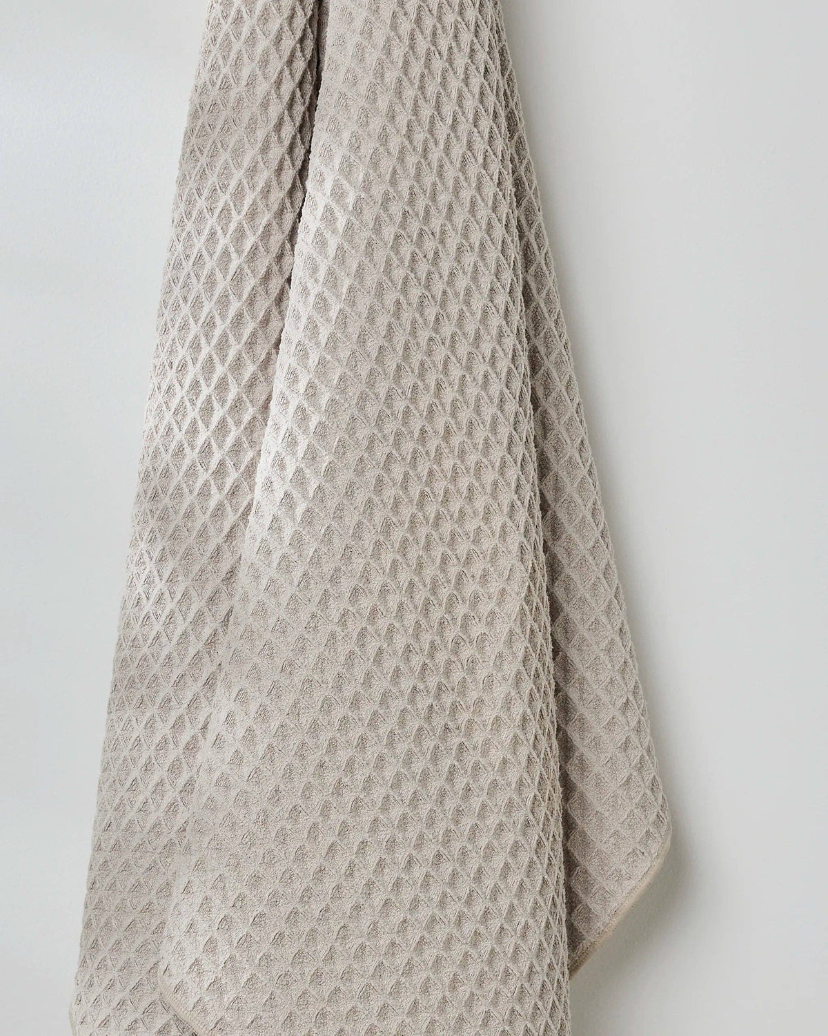 Taupe Waffle Bath Towel