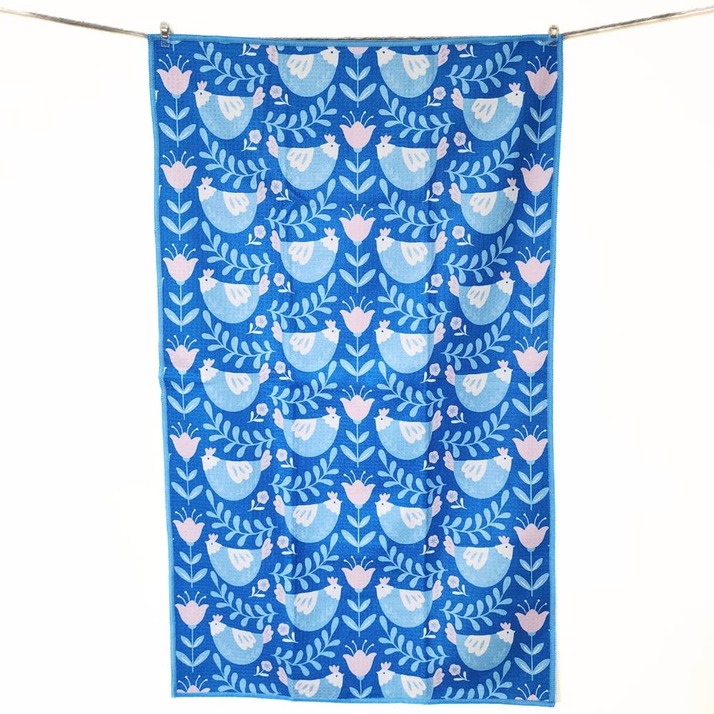 Chicks - Dual Sided Hand Towel- Microfiber Kitchen Towel