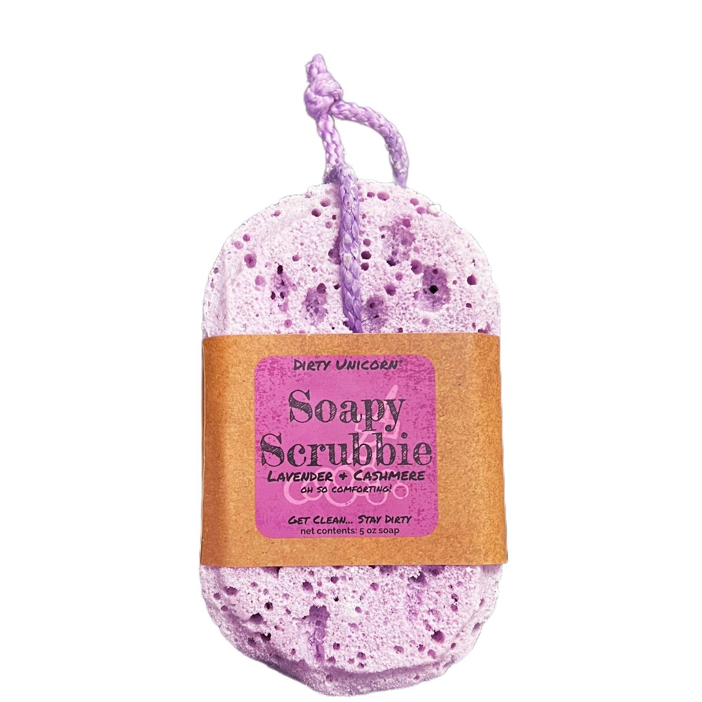 Soapy Scrubbie - Lavender Cashmere