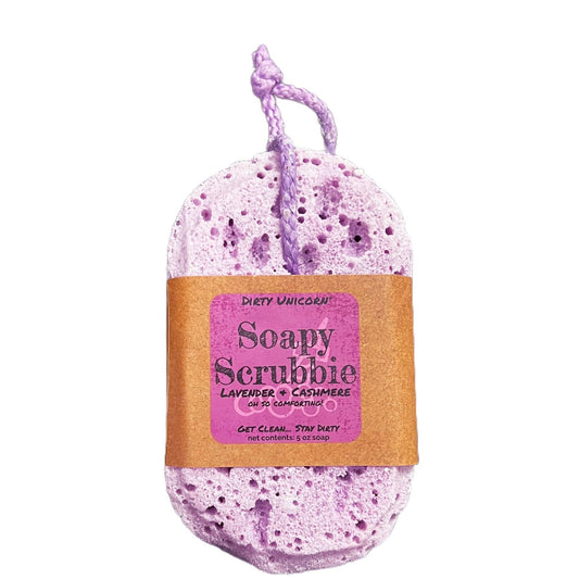 Soapy Scrubbie - Lavender Cashmere