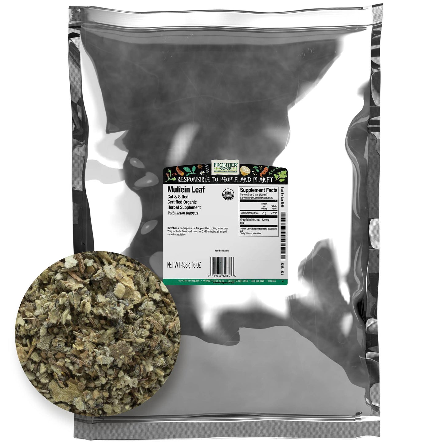 Mullein Leaf Organic Tea