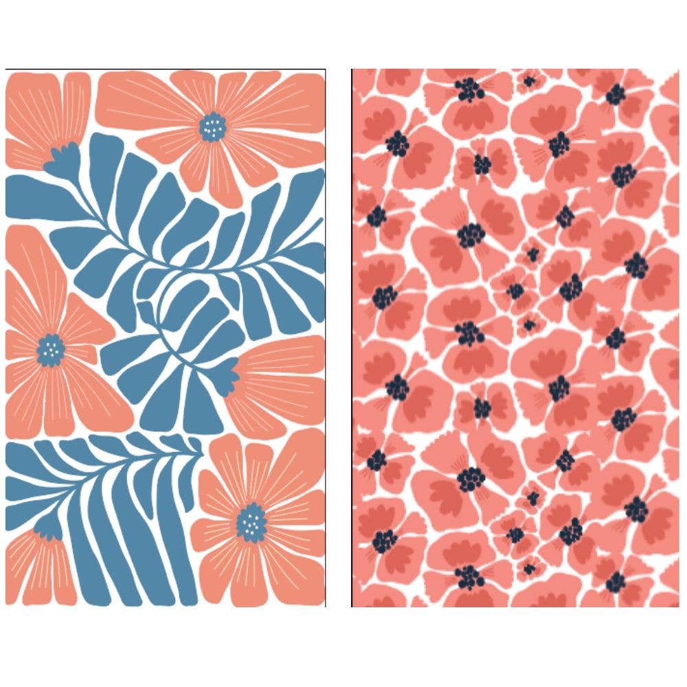 Blush - Dual Sided Hand Towels - Microfiber Kitchen Towels