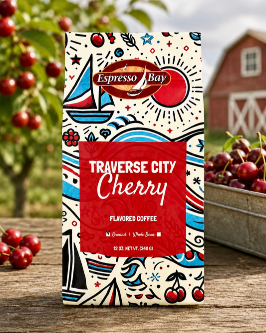 Traverse City Cherry: Whole Bean / 12 oz. Flavored