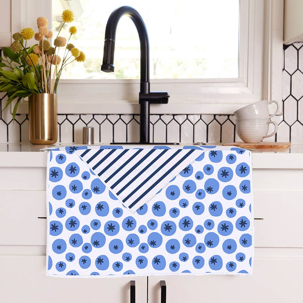 Blueberry Medley Eco Tea Towel