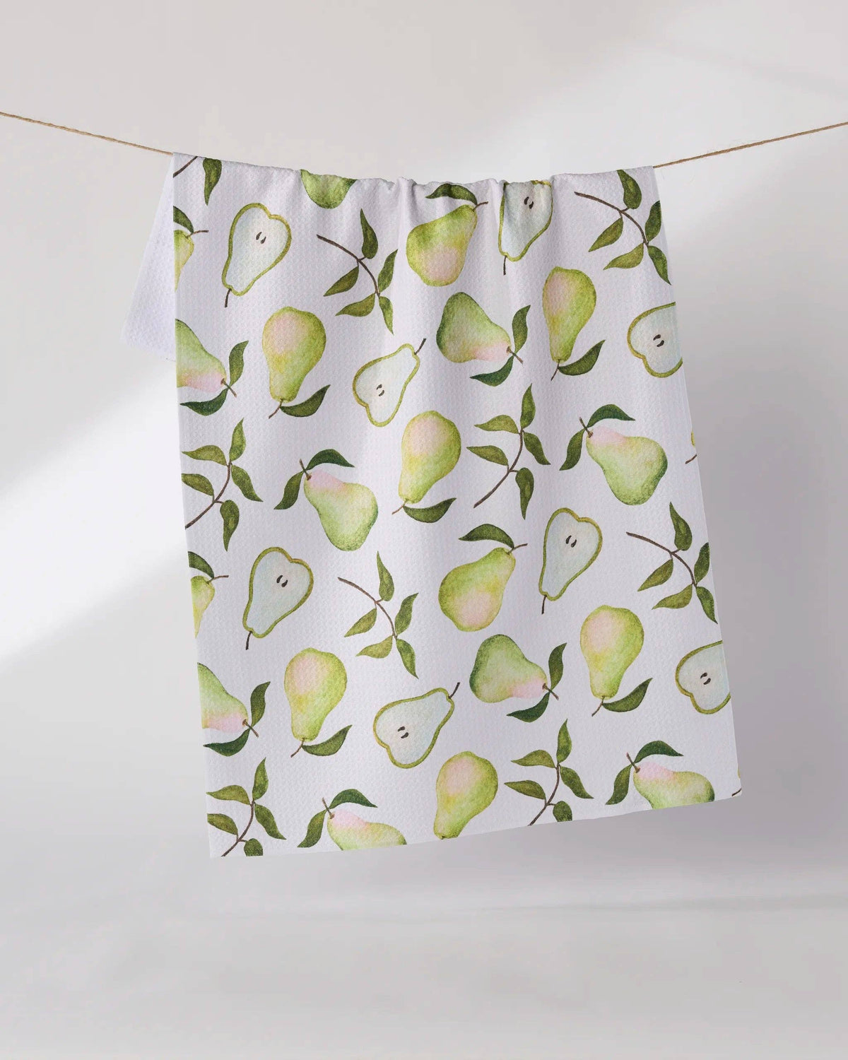 Pearwood Tea Towel: Brown