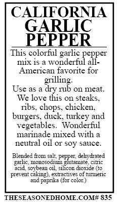 California Garlic Pepper Blend
