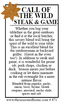 Call of the Wild - Steak & Game Blend