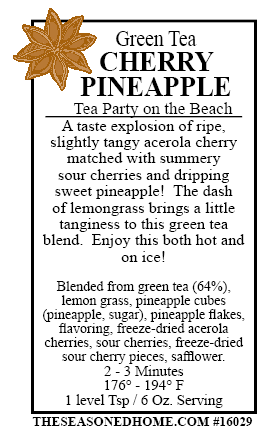 Cherry Pineapple Green Tea