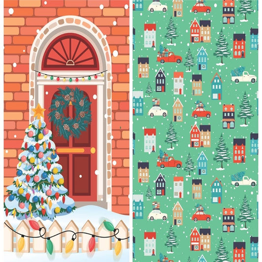 Christmas Holiday Cheer - Dual Sided Tea Towel