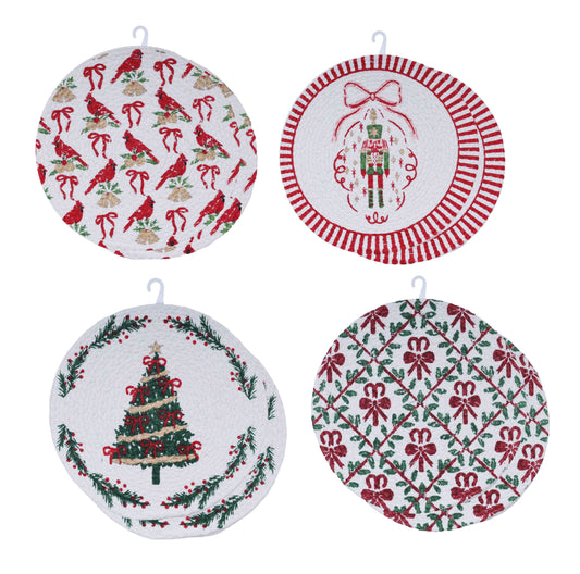 2-Pack Holiday Trivets Heat-Resistant Mat