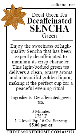 DECAF SENCHA GREEN TEA