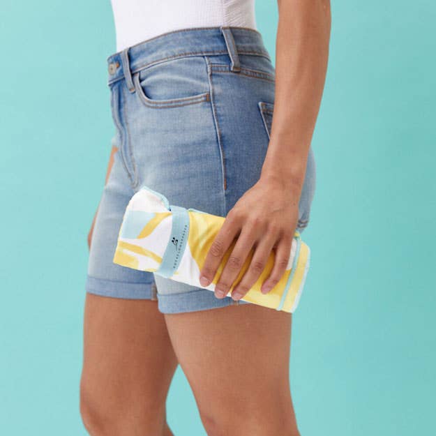 Lemon Slices Reversible Eco Beach Towel