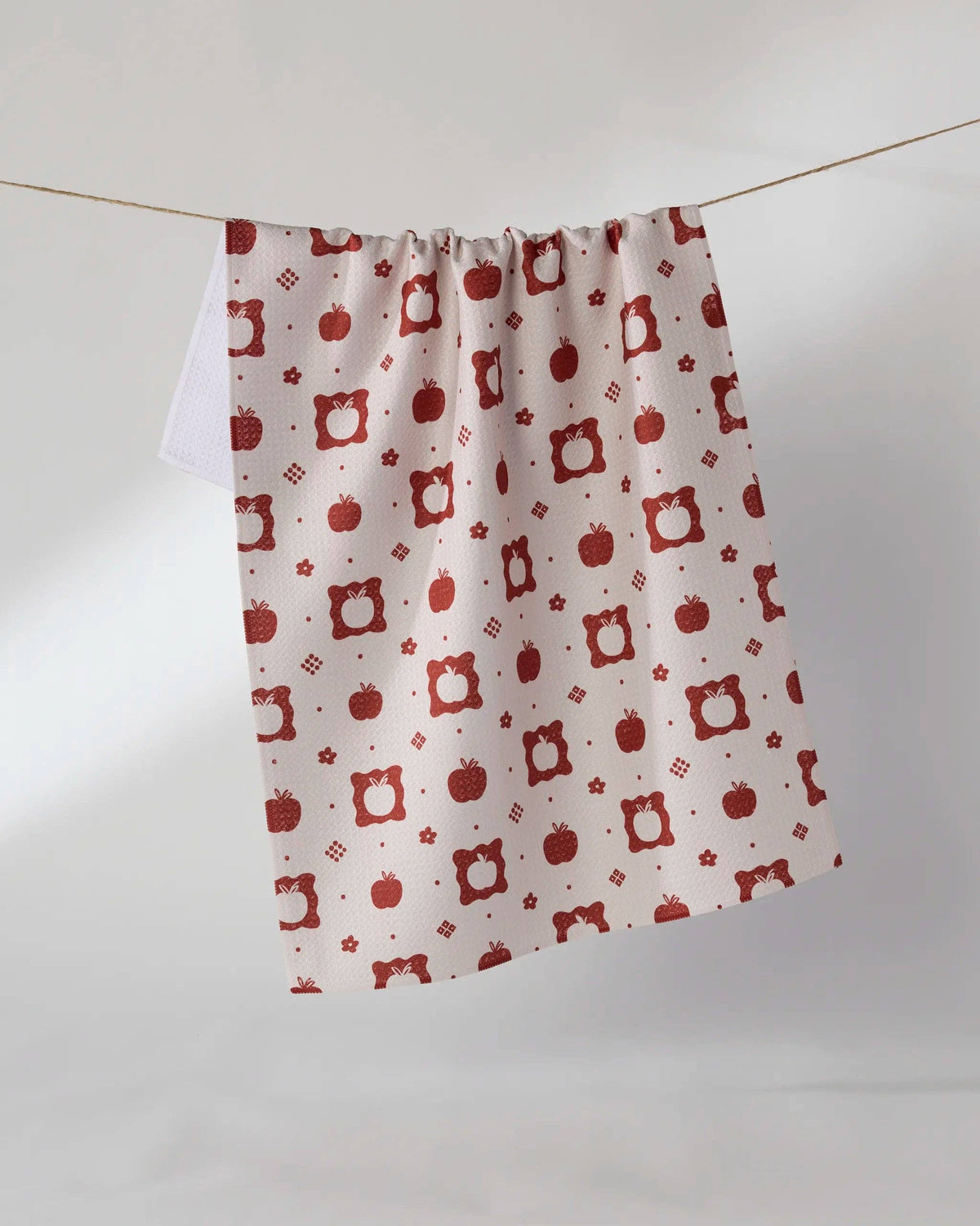 Cider Mill Tea Towel: Clay Red
