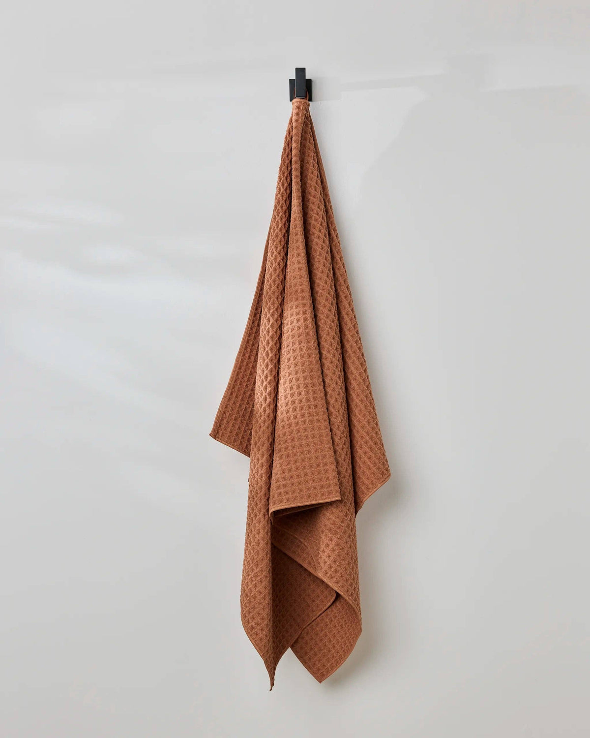 Clay Waffle Bath Towel