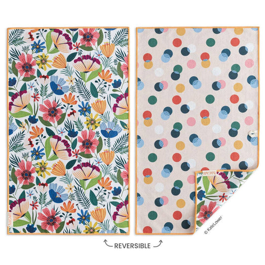 Fields Of Flowers Microfiber Hand Towel, Spring Decor Gift
