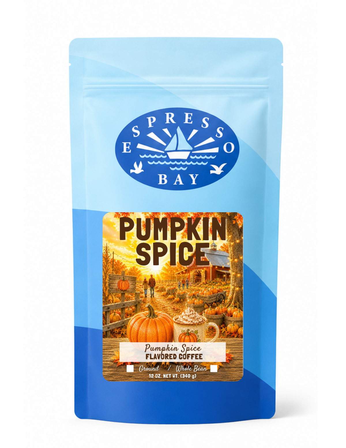 Pumpkin Spice Flavored Coffee: Whole Bean / 12 oz.
