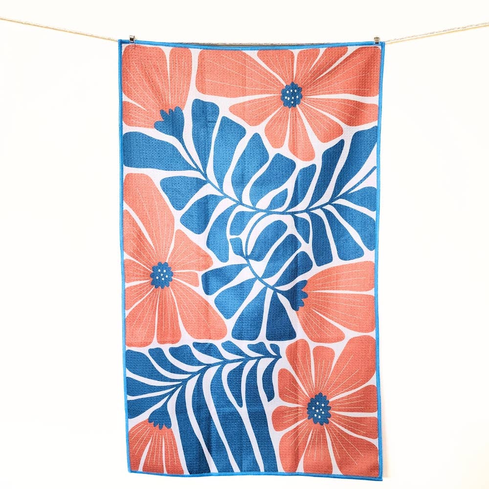 Blush - Dual Sided Hand Towels - Microfiber Kitchen Towels