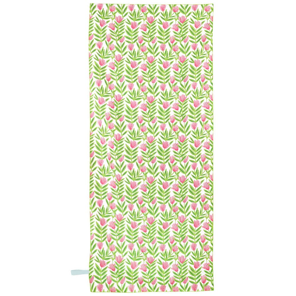 Pink Papaver Reversible Eco Beach Towel