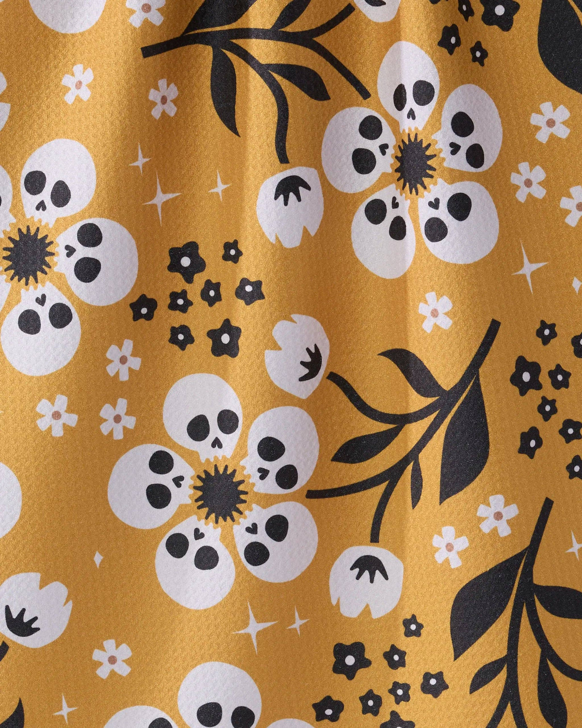 Marrow Bloom Tea Towel: Green