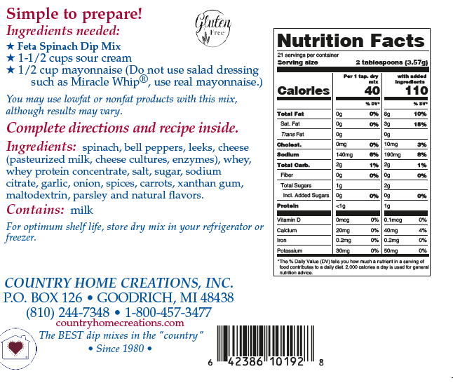 Feta Spinach Dip Mix