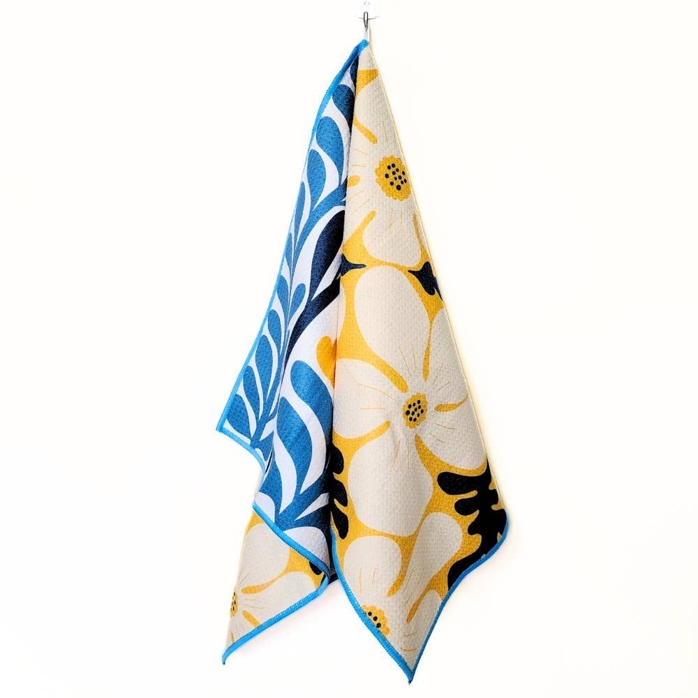 Golden - Dual Sided Hand Towels - Microfiber Kitchen Towels
