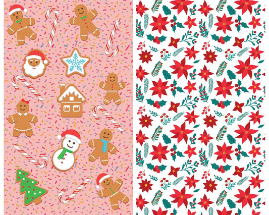 Christmas Gingerbread - Dual Sided Tea Towel