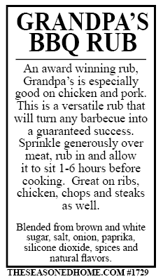 Grandpa's BBQ Rub Blend