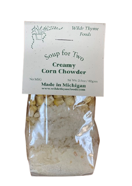 Creamy Corn Chowder Soup For 2