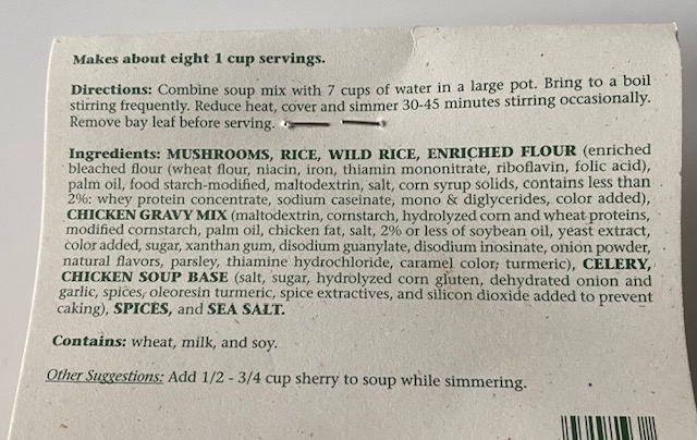 Wild Rice and Mushroom Soup
