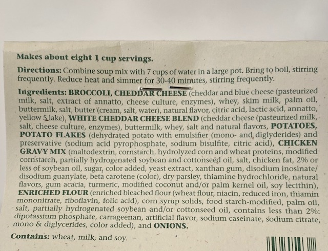 Cheddar Broccoli Soup