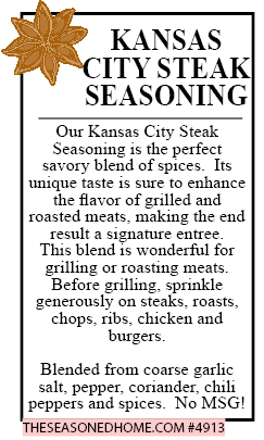 Kansas City Steak Seasoning