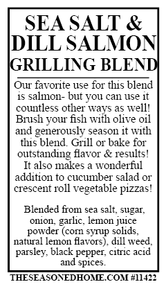 Sea Salt & Dill Salmon Grilling Blend