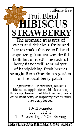 Strawberry Hibiscus Fruit Tea
