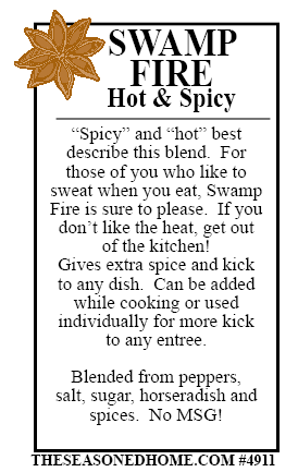 Swamp Fire Hot (Spicy) Blend
