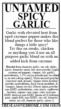 Untamed Spicy Garlic Blend